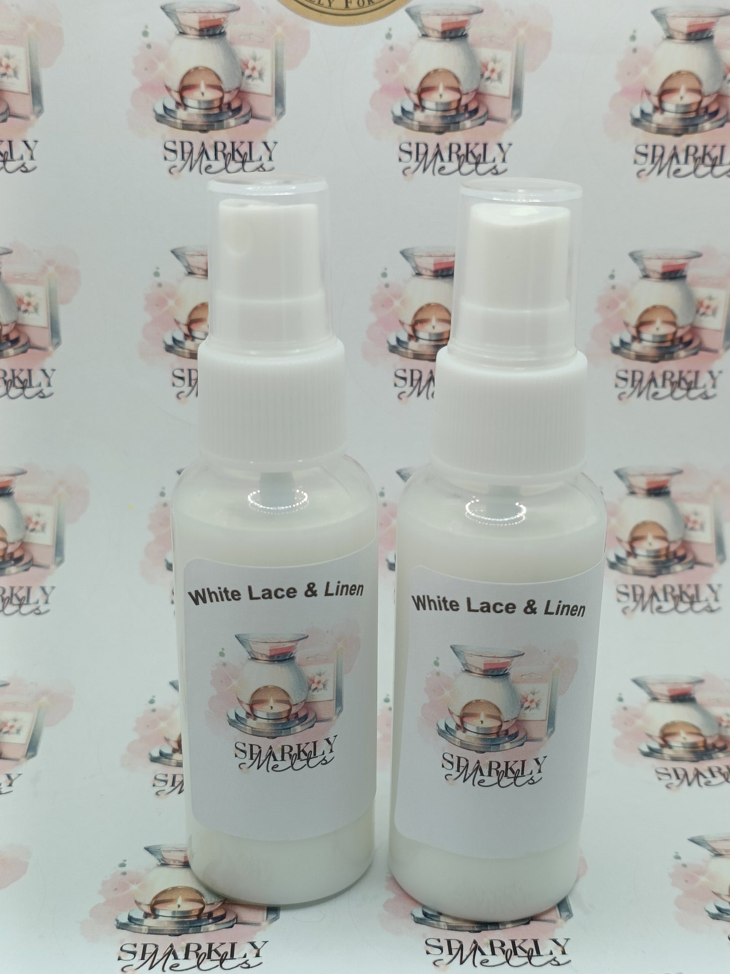 White linen & lace Room spray 50ml - Sparklymelts