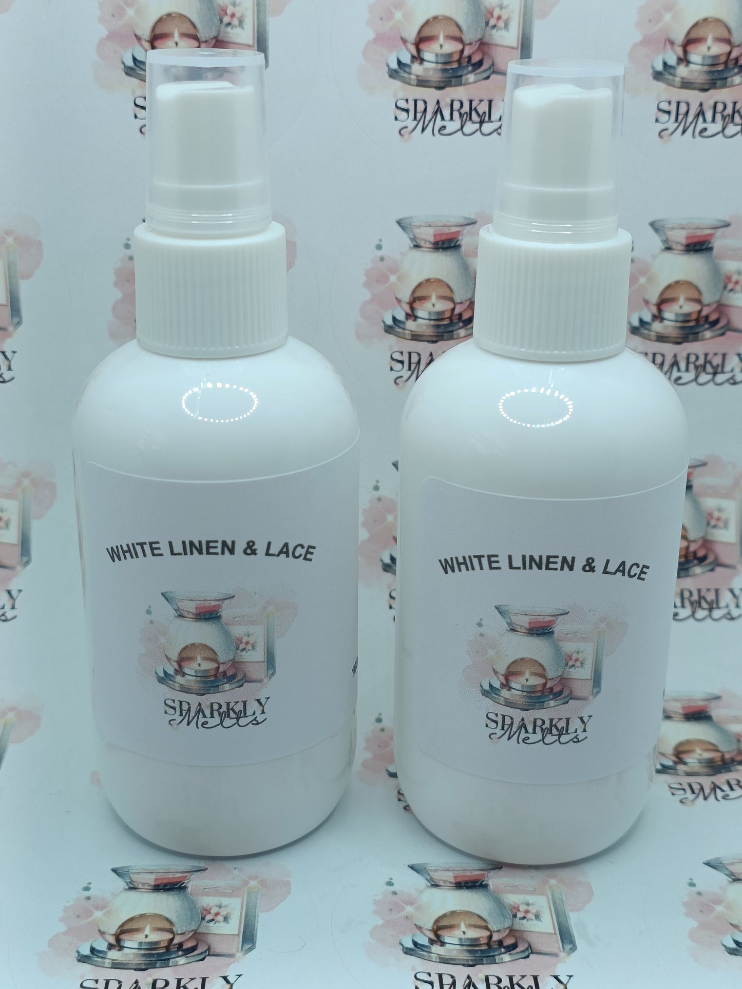 White Linen & Lace Room spray 100ml - Sparklymelts