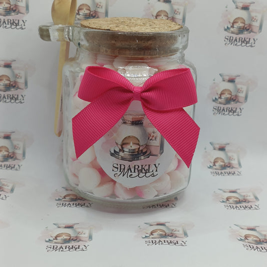 Marshmallow and candyfloss scoopie jar