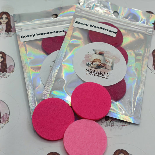 Scented hoover discs Rosey Wonderland