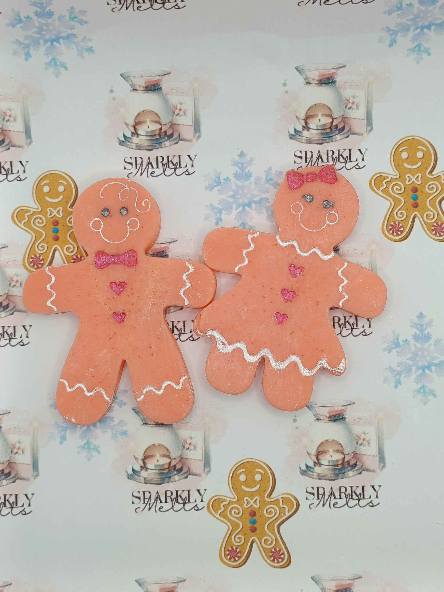 Gingerbread set of 2 approx 38g