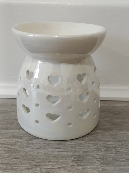 Heart tea light burner